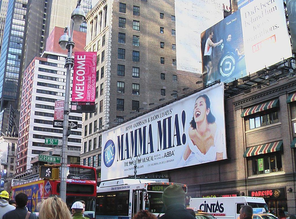 Mamma Mia left Broadway in 2015, but is currently touring the U.S.